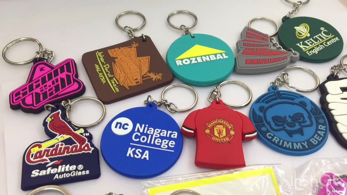 Top Rubber Keychain Maker in Canada | PVC Patches